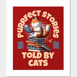 Purrfect Stories Told By Cats Posters and Art